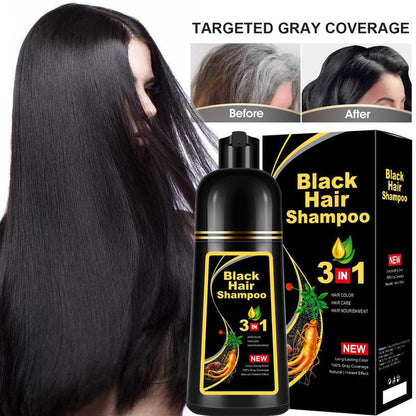 Instant Grey Coverage: Natural Dye + Shampoo + Conditioner with premium natural ingredients