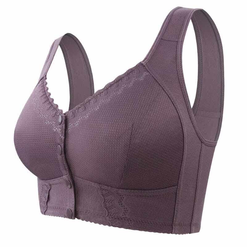 New Front Closure Breathable Bra for Seniors - No Back Pain - No Irritation - Full Support