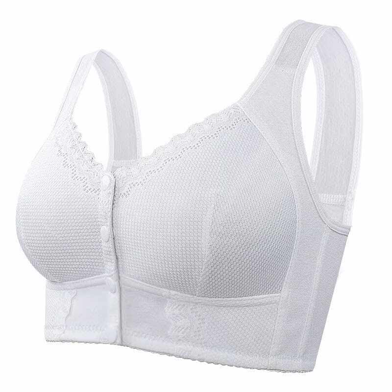 New Front Closure Breathable Bra for Seniors - No Back Pain - No Irritation - Full Support