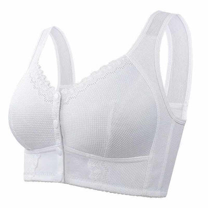 New Front Closure Breathable Bra for Seniors - No Back Pain - No Irritation - Full Support