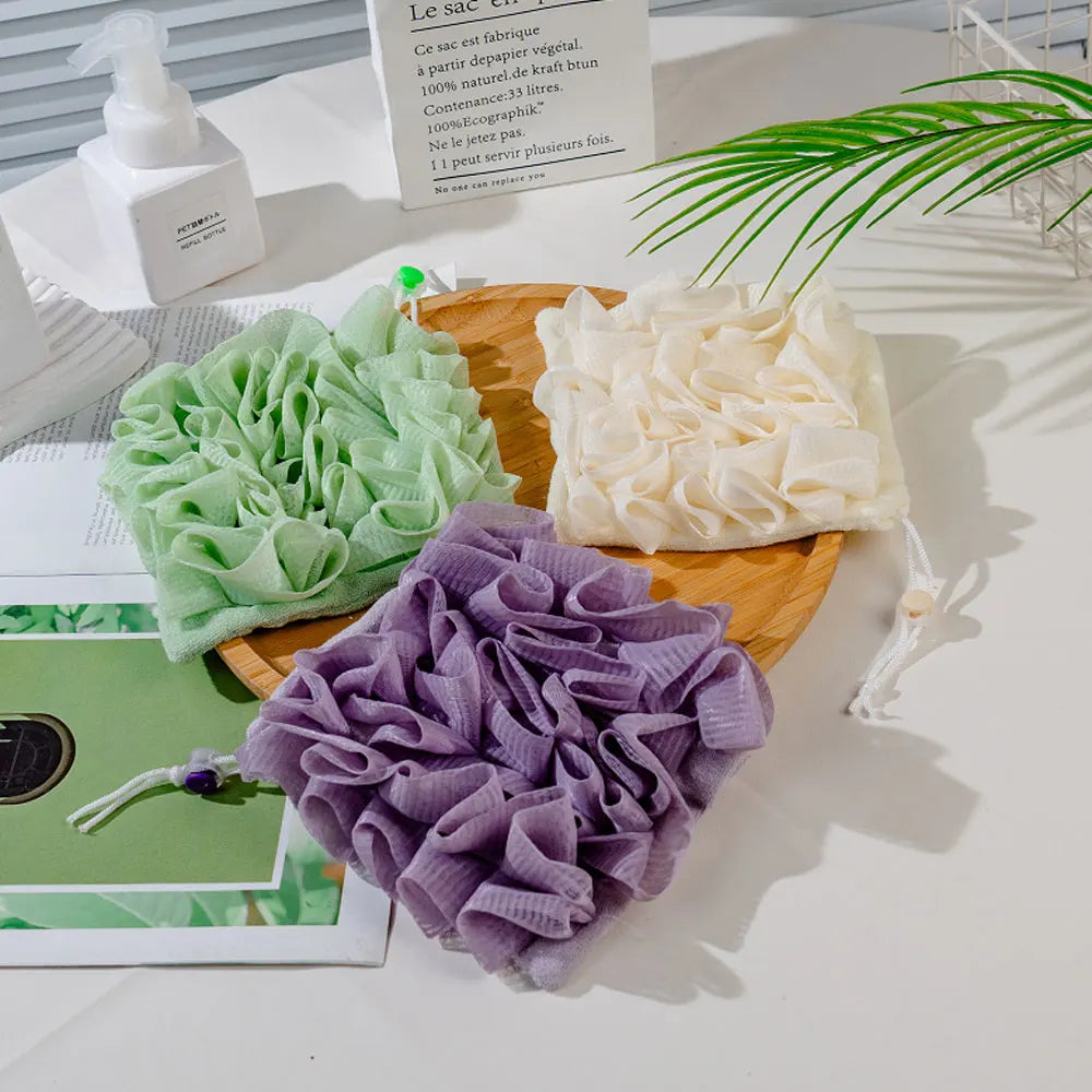 Washcloth Loofah Combo 2-in-1 For Softer, Cleaner Showers