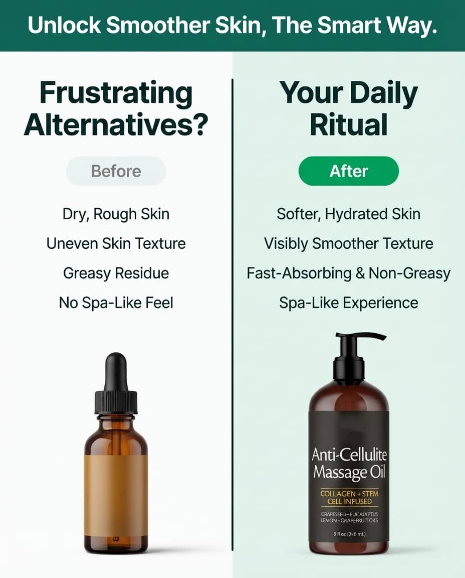 Anti-Cellulite Massage Oil Collagen + Stem Cells