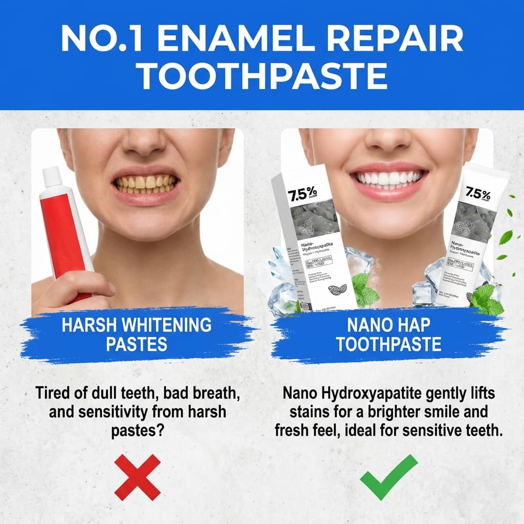 Rebuild Your Enamel in 7 Days with a Natural Risen Toothpaste for Sensitive Teeth