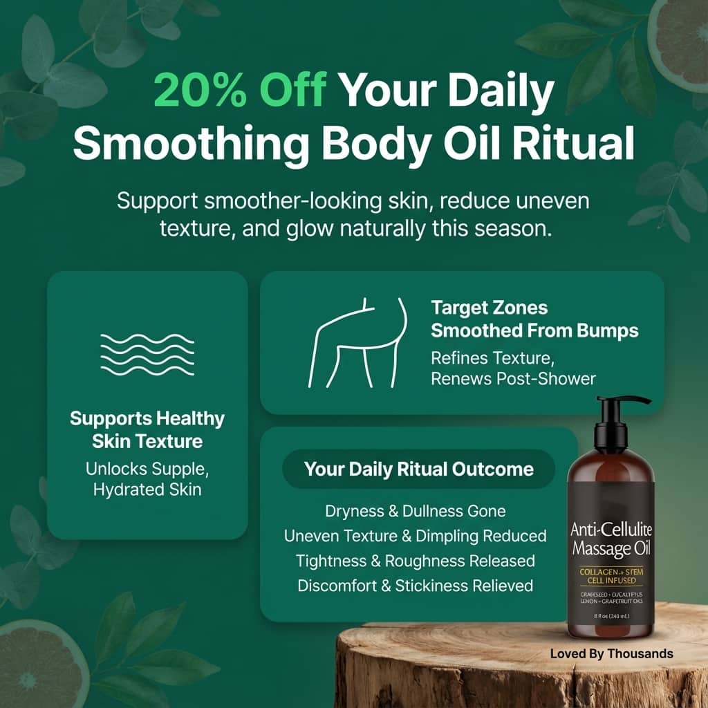 Anti-Cellulite Massage Oil Collagen + Stem Cells