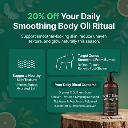 Anti-Cellulite Massage Oil Collagen + Stem Cells
