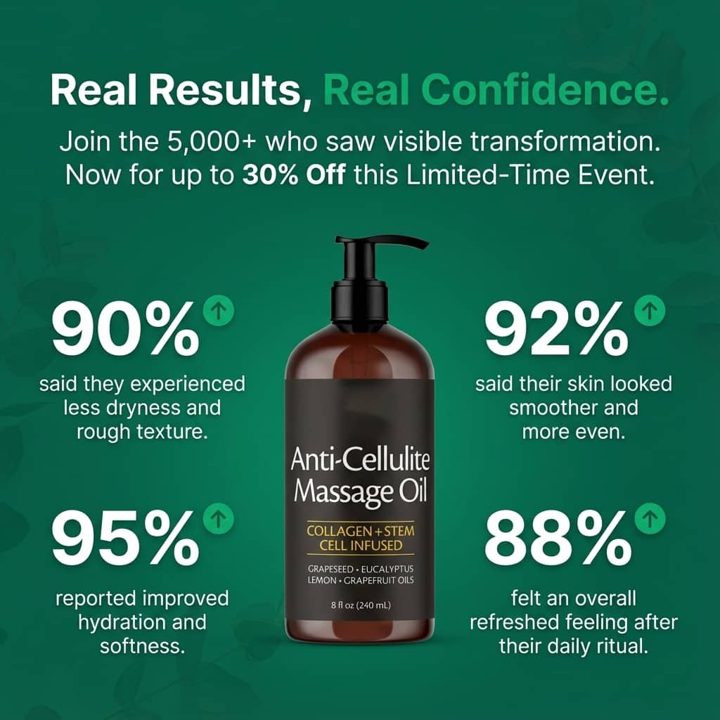 Anti-Cellulite Massage Oil Collagen + Stem Cells