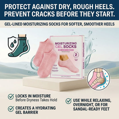 Gel Moisturizing Socks for Soft, Smooth Feet
